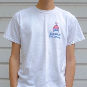 NEW Sherwin Williams Drip Logo Tee Shirt XL